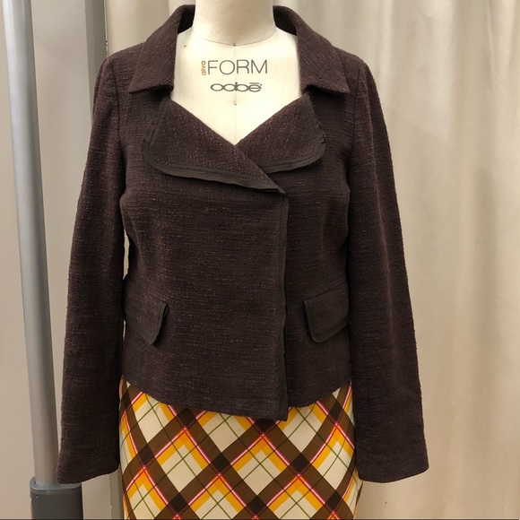 Raw silk blazer - Picture 1 of 5